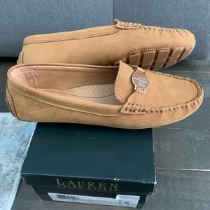 Ralph Lauren Leather Driving Loafer - 7 Womens